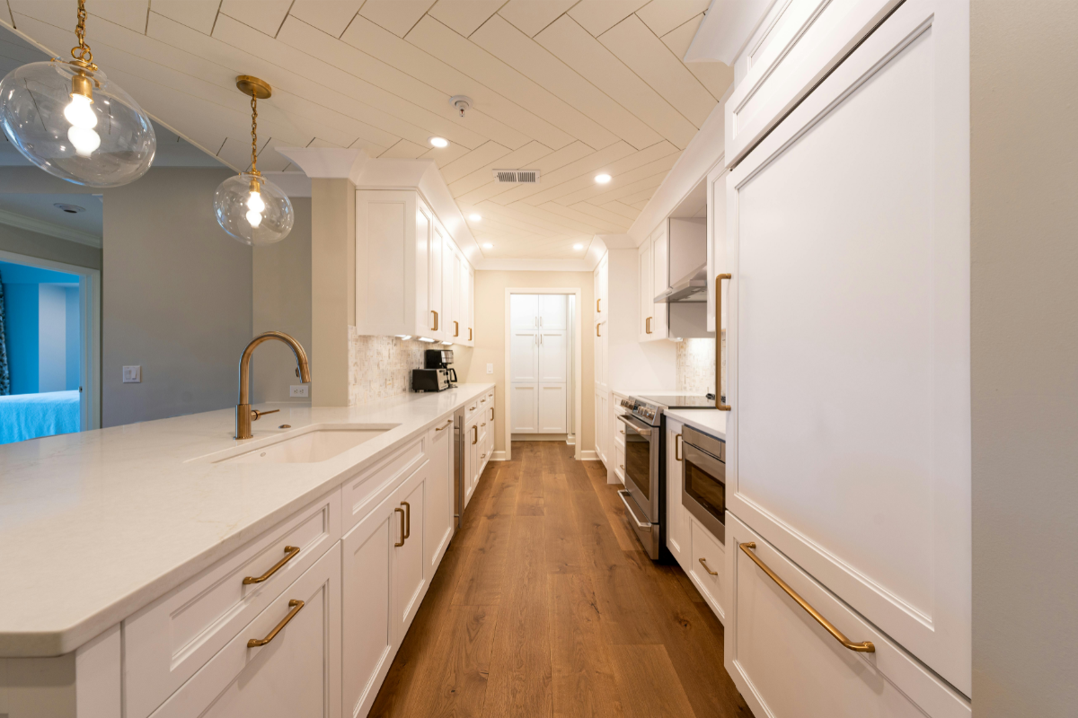 Clean kitchen with soft lighting — how to make your kitchen easier to use